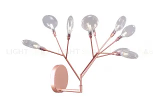Настенный светильник Crystal Lux Evita EVITA AP9 COPPER/TRANSPARENT EVITA AP9 COPPER/TRANSPARENT