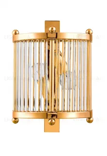 Настенный светильник Crystal Lux Tadeo TADEO AP2 GOLD/TRANSPARENTE TADEO AP2 GOLD/TRANSPARENTE