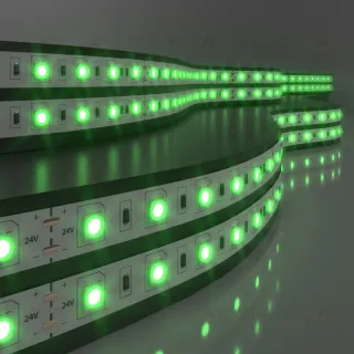 Светодиодная лента Elektrostandard 24V 14,4W 60Led 5050 IP20 зеленый, 5м 4690389167683 4690389167683