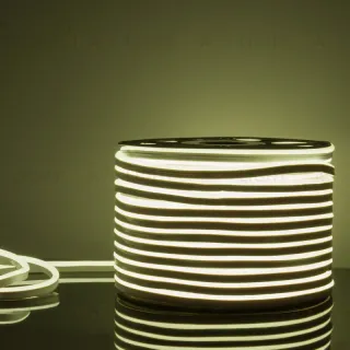 Светодиодный гибкий неон Elektrostandard 220V 9,6W 120Led 2835 IP67 односторонний холодный белый, 50 м 4690389121456 4690389121456