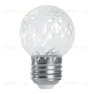 Лампа-строб Feron LB-377 шар прозрачный E27 1W зеленый 38209 38209