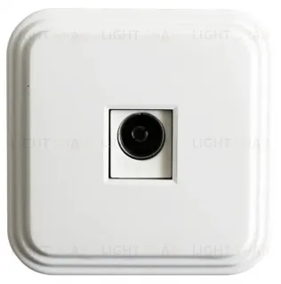 Розетка телевизионная 1-местная Stekker PST00-20-20 (ТР-01) 39705 39705