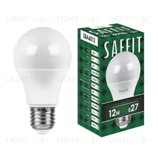 Лампа светодиодная Saffit SBA6012 шар E27 12W 4000K 55008 55008