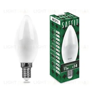 Лампа светодиодная Saffit SBC3711 Свеча E14 11W 4000K 55133 55133