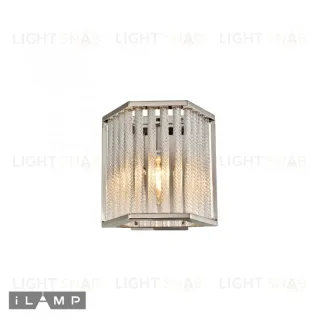 Настенный светильник iLamp Rich W9509-1 Nickel W9509-1 NIC
