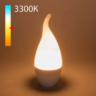 Светодиодная лампа Elektrostandard свеча на ветру матовая E14 6W 3300K 4690389173011 4690389173011