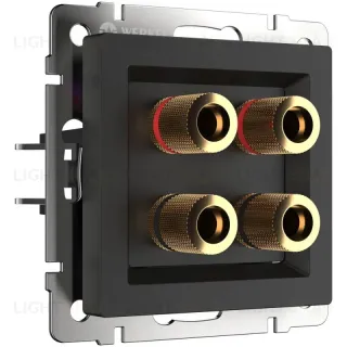 Акустическая розетка Werkel черный матовый W1185008 4690389157059 4690389157059
