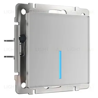 Сенсорный выключатель одноклавишный с функцией Wi-Fi Werkel серебряный W4510606 4690389149825 4690389149825