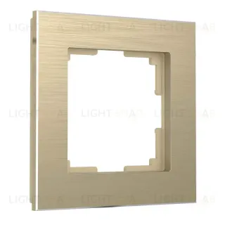 Рамка Werkel Aluminium на 1 пост шампань алюминий W0011711 4690389158001 4690389158001
