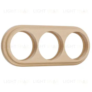 Рамка Werkel Legend на 3 поста светлый бук W0035224 4690389166587 4690389166587