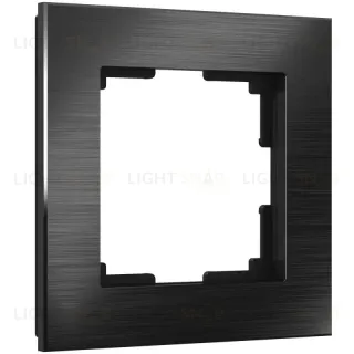 Рамка Werkel Aluminium на 1 пост черный алюминий W0011708 4690389157981 4690389157981