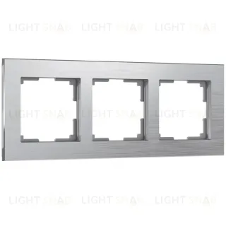 Рамка на 3 поста Werkel Aluminium алюминий W0031706 4690389158063 4690389158063