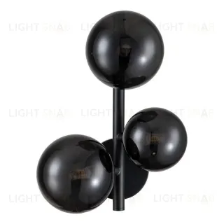 Бра Indigo Molecola 11018/3W Black V000198 V000198