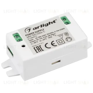 Блок питания Arlight ARV-SN12006-C (12V, 0.5A, 6W) 020425(1) 020425(1)