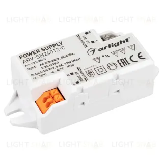 Блок питания Arlight ARV-SN24012-C (24V, 0.5A, 12W) 021020(1) 021020(1)