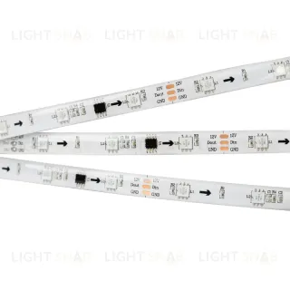 Светодиодная лента герметичная Arlight SPI-SE-B30-10mm 12V RGB-PX3 (7.2W/m, IP65, 5060, 5m) 026369(2) 026369(2)