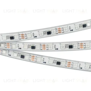 Светодиодная лента герметичная Arlight SPI-PFS-B60-12mm 12V RGB-PX3 (14.4W/m, IP67, 5060, 5m) 026155(3) 026155(3)