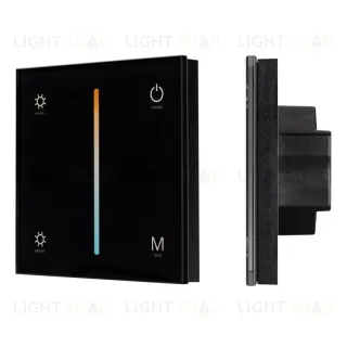 Панель Arlight Smart-P21-Mix-G-IN Black (12-24V, 4x3A, Sens, 2.4G) 033765 033765