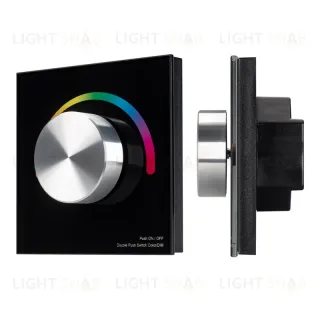Панель Arlight Smart-P5-RGB-G-IN Black (3V, Rotary, 2.4G) 033757 033757