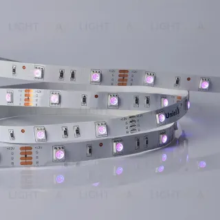 Светодиодная лента Uniel ULS-M22-5050-30LED/m-10mm-IP20-DC12V-7,2W/m-5M-RGB PROFI катушка в герметичной упаковке ULS-M22-5050-30LED/m-10mm-IP20-DC12V-7,2W/m-5M-RGB PROFI катушка в герметичной упаковке