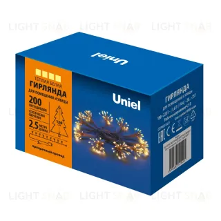 Гирлянда Uniel ULD-S0250-200/STA WARM WHITE IP44 STARBURST ULD-S0250-200/STA WARM WHITE IP44 STARBURST