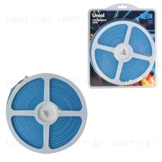 Светодиодная лента Uniel ULS-N01-2835-120LED/m-6mm-IP67-DC12V-9W/m-5M-BLUE блистер ULS-N01-2835-120LED/m-6mm-IP67-DC12V-9W/m-5M-BLUE блистер