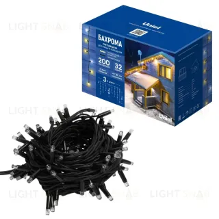 Гирлянда Uniel ULD-B3007-200/TBK WARMWHITE-WHITE IP67 ULD-B3007-200/TBK WARMWHITE-WHITE IP67