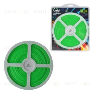 Светодиодная лента Uniel ULS-N01-2835-120LED/m-6mm-IP67-DC12V-9W/m-5M-GREEN блистер ULS-N01-2835-120LED/m-6mm-IP67-DC12V-9W/m-5M-GREEN блистер