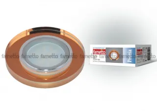 Встраиваемый светильник Fametto Peonia DLS-P106 GU5.3 CHROME/BRONZE DLS-P106 GU5.3 CHROME/BRONZE
