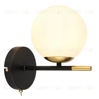Бра Arte Lamp Alcor A2224AP-1BK A2224AP-1BK