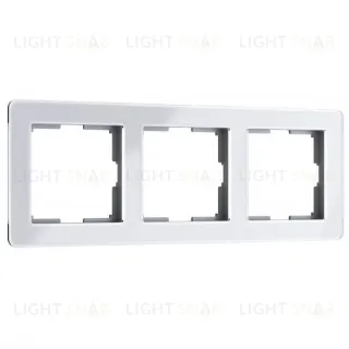 Рамка на 3 поста Werkel Acrylic белый 4690389184871 W0032701 4690389184871