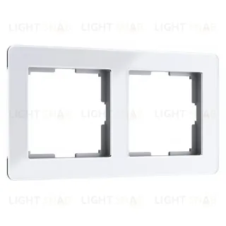 Рамка на 2 поста Werkel Acrylic белый 4690389184840 W0022701 4690389184840