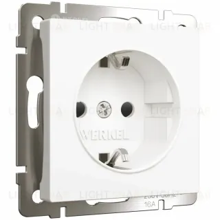 Розетка с заземлением и шторками Werkel 4690389184734 W1171161 4690389184734