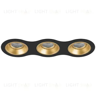 Встраиваемый светильник Lightstar Domino D637030303 (214637+214603+214603+214603) D637030303