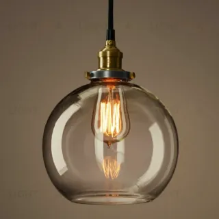 Подвесной светильник ImperiumLoft Loft Clear Glass Sphere Cloche 191634-22 191634-22