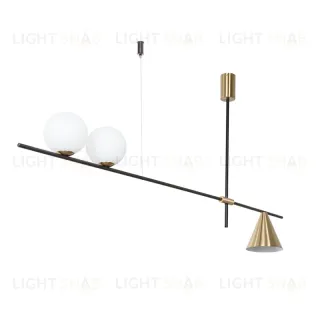 Люстра на штанге Arte Lamp Jacob A7029PL-3BK A7029PL-3BK