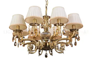Подвесная люстра Abrasax Sylvia L.8110-8BR CRISTAL-SHADE L.8110-8BR CRISTAL-SHADE