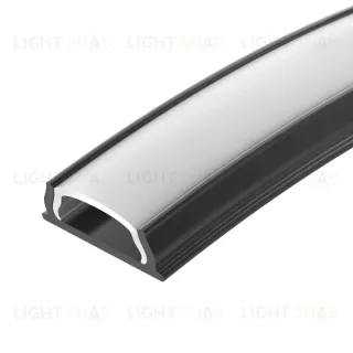 Алюминиевый профиль Arlight ARH-BENT-W11-2000 ANOD BLACK 039583 039583