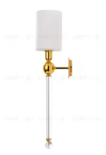 Бра Crystal Lux MIRABELLA AP1 GOLD/WHITE MIRABELLA AP1 GOLD/WHITE