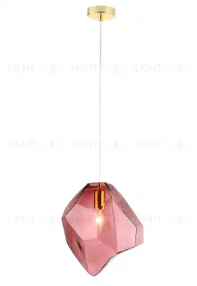 Подвесной светильник Crystal Lux NUESTRO SP1 GOLD/PINK NUESTRO SP1 GOLD/PINK