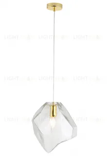 Подвесной светильник Crystal Lux NUESTRO SP1 GOLD/TRANSPARENT NUESTRO SP1 GOLD/TRANSPARENT