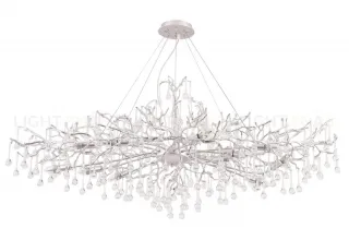 Подвесная люстра Crystal Lux REINA V2 SP12 L1500 SILVER PATINA REINA V2 SP12 L1500 SILVER PATINA