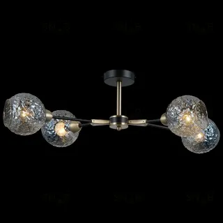 Люстра на штанге Illumico IL0253-4CSQ-79 BK AB IL0253-4CSQ-79 BK AB
