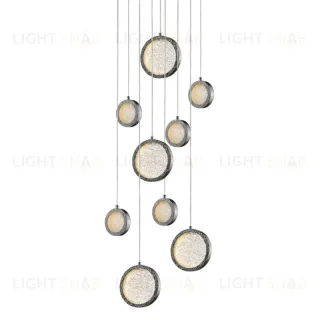 Подвесной светильник Delight Collection Bottega P98014M-9 polished nickel P98014M-9 polished nickel