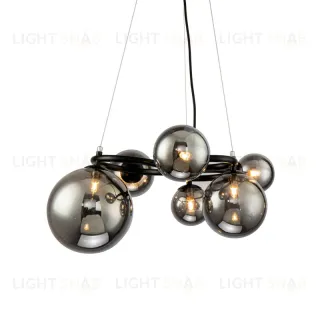 Подвесная люстра Delight Collection Wendt KG1202P-6 grey/clear KG1202P-6 grey/clear