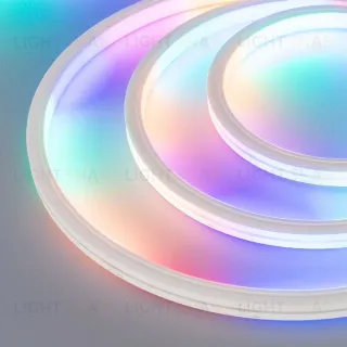 Лента герметичная Arlight SPI MOONLIGHT-TOP-B84-13x12mm 24V RGB-PX7 (18 W/m, IP67, 5m, wire x2) 041016 041016