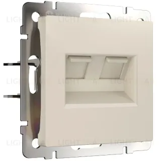 Розетка двойная Ethernet RJ-45 Werkel 4690389192289 W1181162 a062429 4690389192289