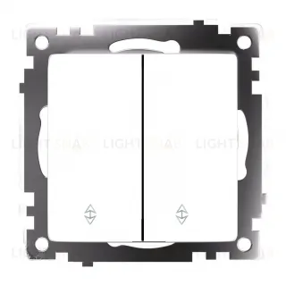 Переключатель одноклавишный Stekker GLS10-7107-01 Катрин 49166 49166