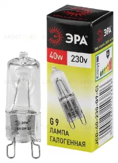 Лампа галогенная Эра G9 40W 3000K G9-JCD-40-230V-CL C0027378 C0027378