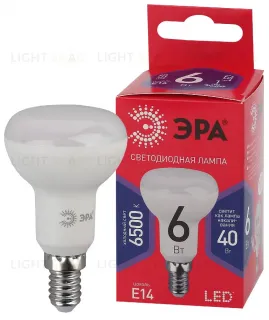 Лампа светодиодная Эра E14 6W 6500K LED R50-6W-865-E14 R Б0045335 Б0045335